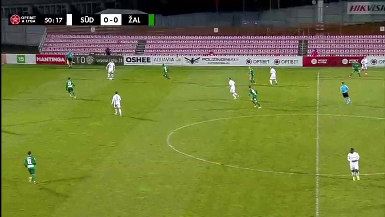 217 Suduva Vs FK Zalgiris Vilnius 51 skor gol , skor 0:1