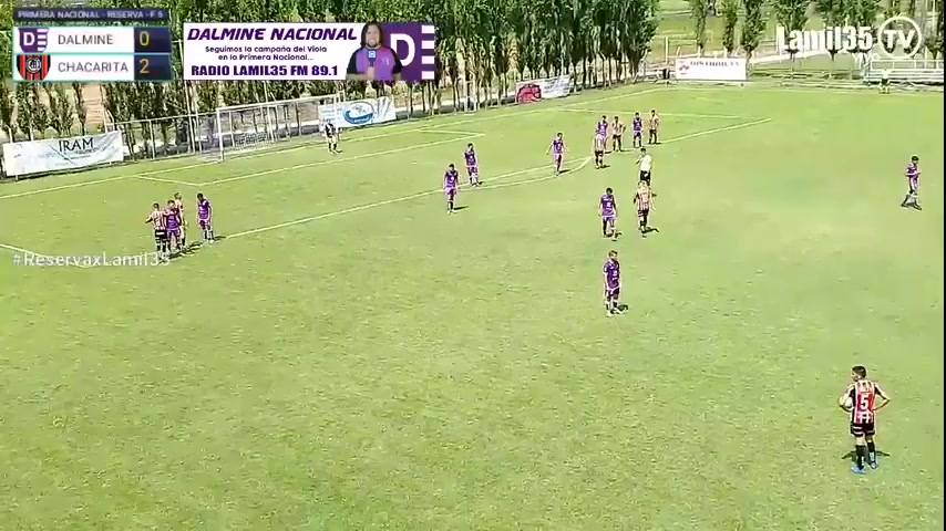 AR L（R） Villa Dalmine Reserves Vs Chacarita Juniors Reserves  Goal in 42 min, Score 0:3