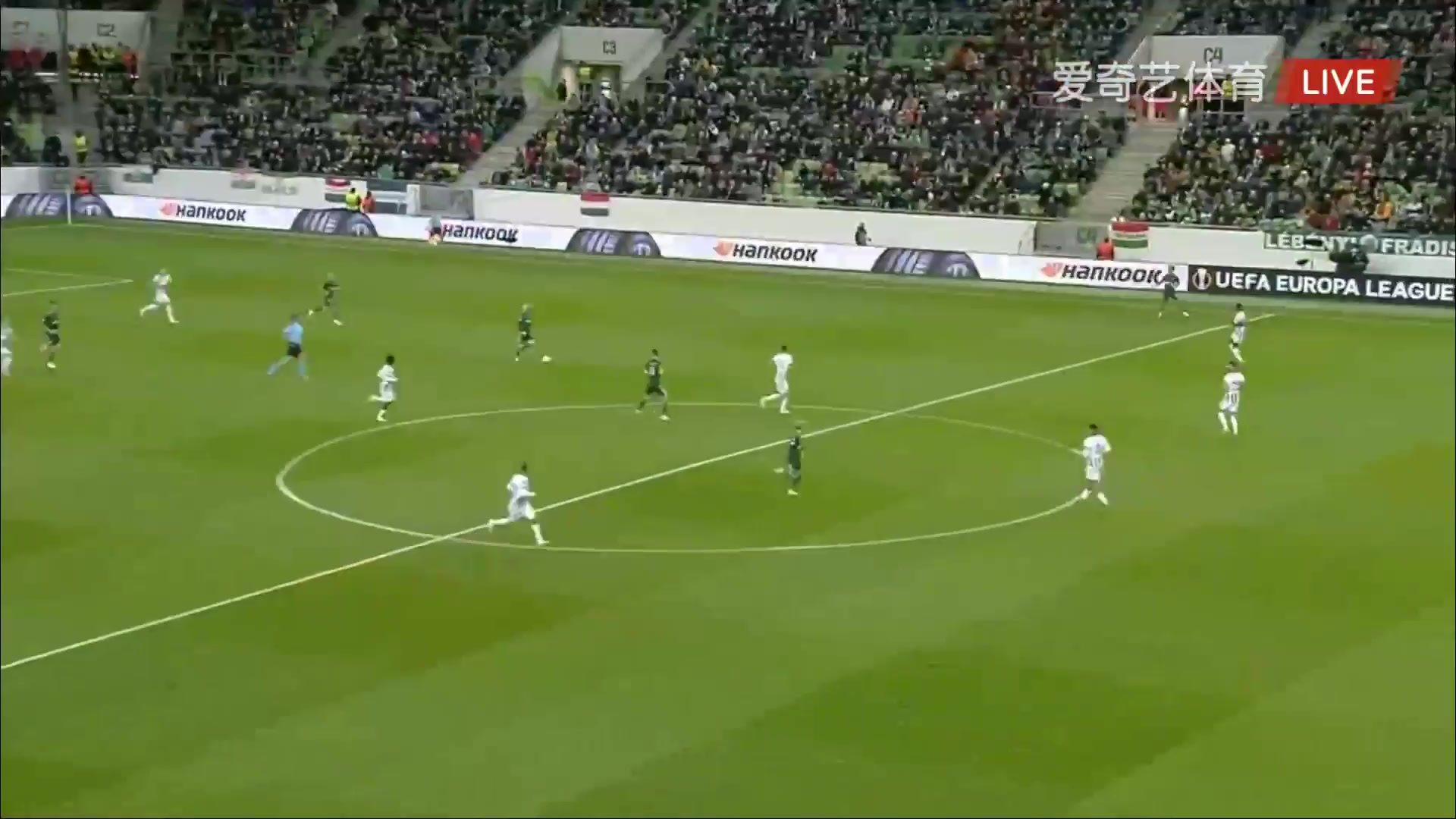 UEFA EL Ferencvarosi TC Vs Celtic FC Joao Pedro Neves Filipe Goal in 21 min, Score 1:2