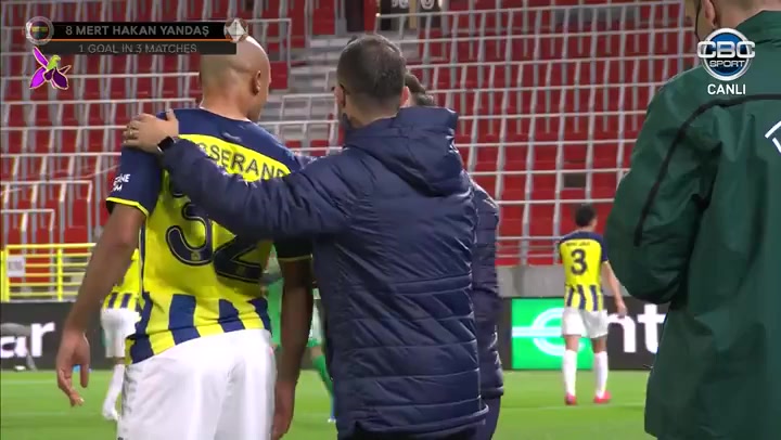 UEFA EL Royal Antwerp Vs Fenerbahce Mert Yandas Goal in 7 min, Score 0:1