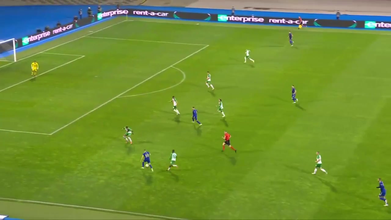 UEFA EL Dinamo Zagreb Vs Rapid Wien Bruno Petkovic Goal in 12 min, Score 1:1