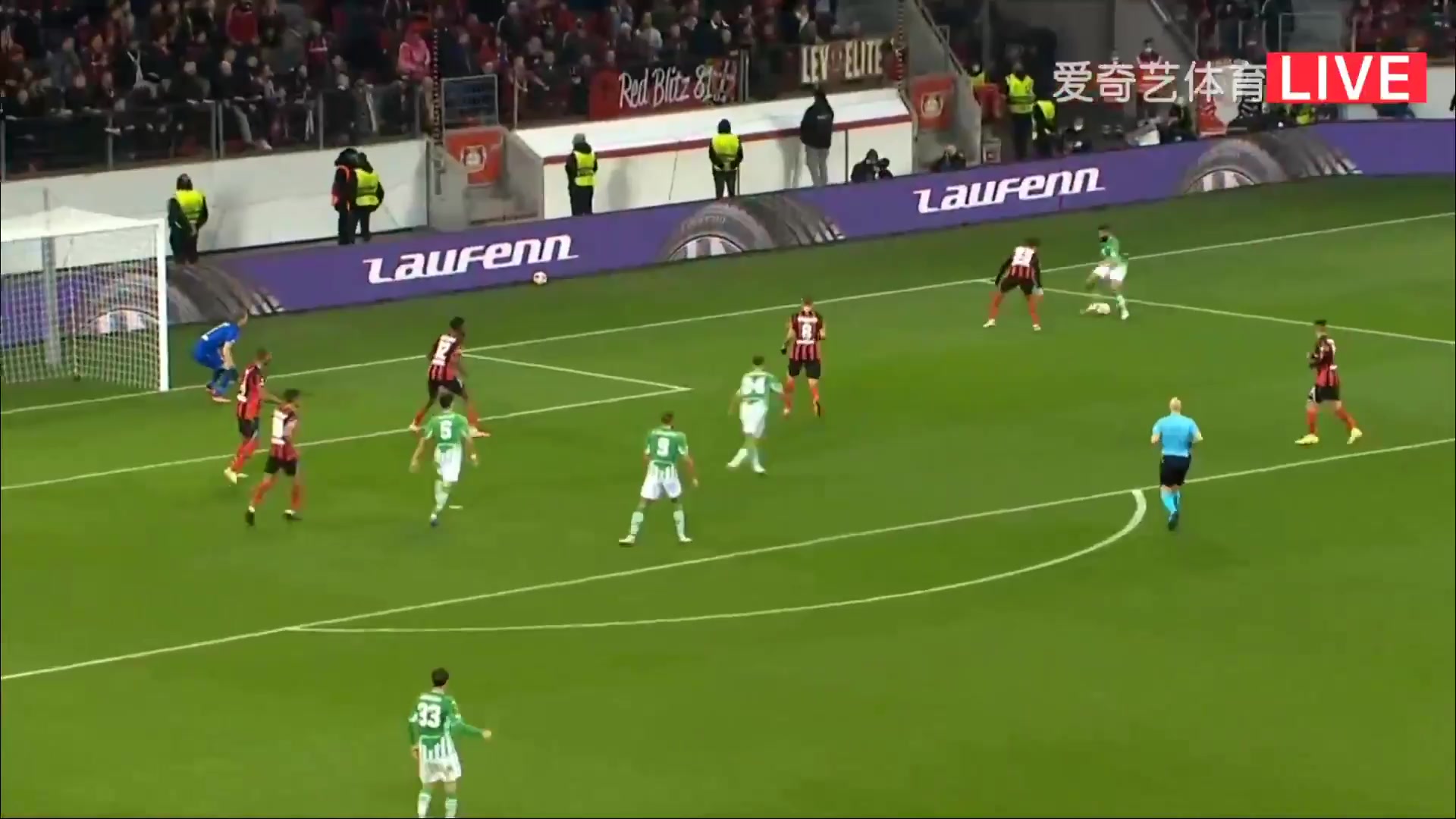 UEFA EL Bayer Leverkusen Vs Real Betis 41 phút Moussa DiabyVào, ghi bàn 1:0