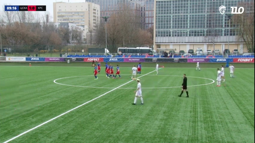 RUS YthC CSKA Moscow  (R) Vs Krylya Sovetov Samara Youth 9 phút Vào, ghi bàn 1:0