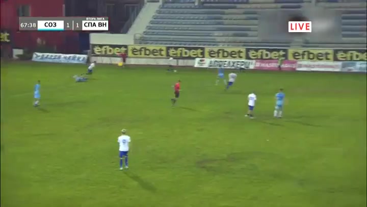 BUL D2 FC Sozopol Vs Spartak Varna Kolev Goal in 68 min, Score 1:2