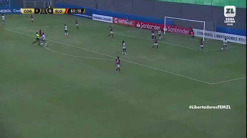 LIB CF SC Corinthians Paulista (w) Vs San Lorenzo (w) Yasmim Goal in 64 min, Score 2:0