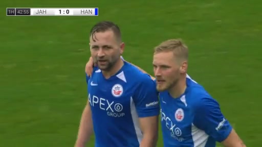 GER D2 Jahn Regensburg Vs Hansa Rostock 41 phút John VerhoekVào, ghi bàn 1:1