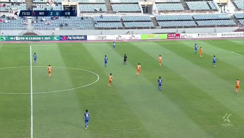 15 Jeju United Vs Suwon Samsung Bluewings 75 skor gol Joo Min Kyu, skor 2:0