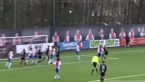 NOR AL KFUM Oslo Vs Sogndal Akor Adams Goal in 12 min, Score 0:1