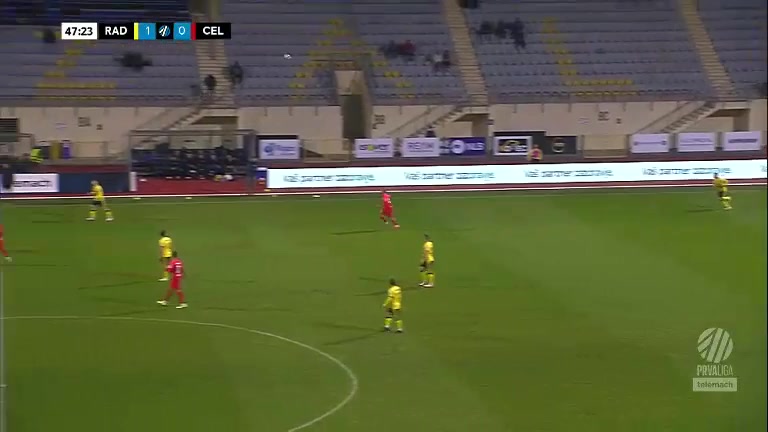 247 Radomlje Vs NK Publikum Celje 47 skor gol Ivan Saric, skor 2:0