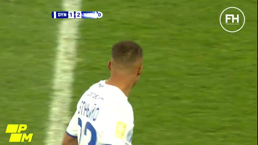 UKR D1 Dynamo Kyiv Vs FC Vorskla Poltava 91 ทำประตู Vitor Naum ประตู, ทำคะแนน 1:2