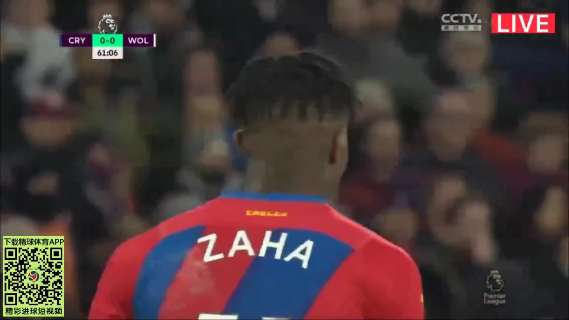 EPL Crystal Palace Vs Wolves 61 phút Wilfried ZahaVào, ghi bàn 1:0