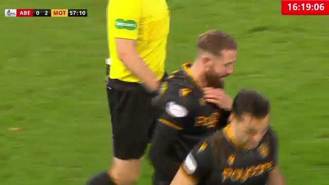 SCO PR Aberdeen Vs Motherwell Kevin van Veen Goal in 57 min, Score 0:2