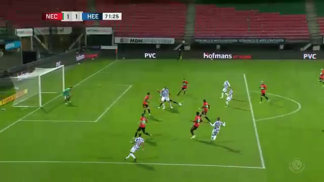 HOL D1 NEC Nijmegen Vs SC Heerenveen Joey Veerman Goal in 71 min, Score 1:1