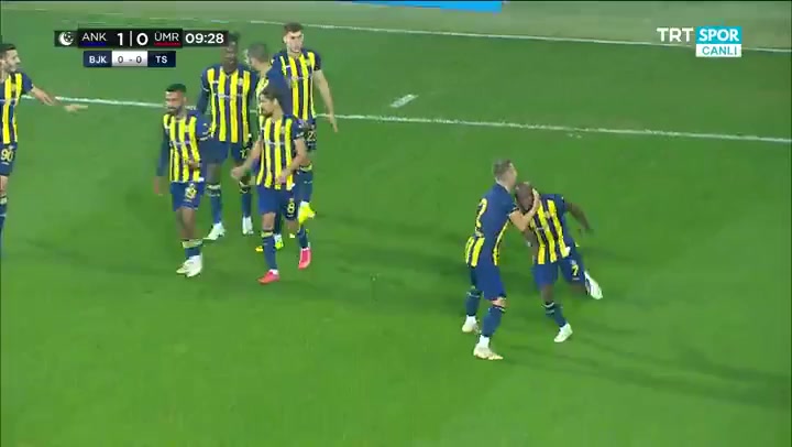 TUR D2 Ankaragucu Vs Umraniyespor 9 phút OwusuVào, ghi bàn 1:0