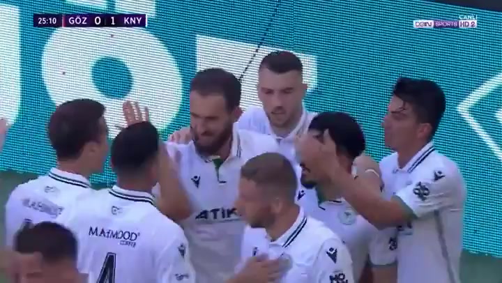 TUR D1 Goztepe Vs Konyaspor 25 phút Sokol CikalleshiVào, ghi bàn 0:1