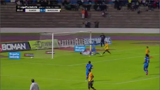 596 Olmedo Riobamba Vs Barcelona SC(ECU) 85 skor gol Carlos Jhon Garces Acosta, skor 0:2