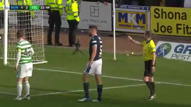SCO PR Dundee Vs Celtic FC Daniel Mullen Goal in 21 min, Score 1:2