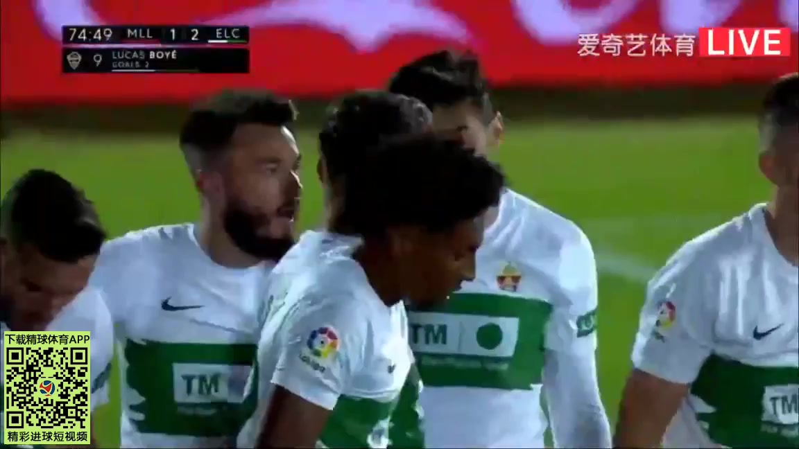 Laliga1 Mallorca Vs Elche 74 phút Lucas BoyeVào, ghi bàn 1:2