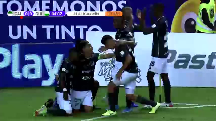 COL D1 Deportivo Cali Vs Deportes Quindio 64 phút Teofilo Antonio GutierrezVào, ghi bàn 1:0