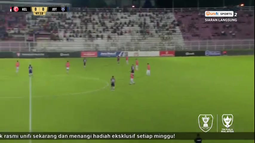 MALAC Kelantan Vs Johor Darul Takzim 49 ทำประตู  ประตู, ทำคะแนน 0:1