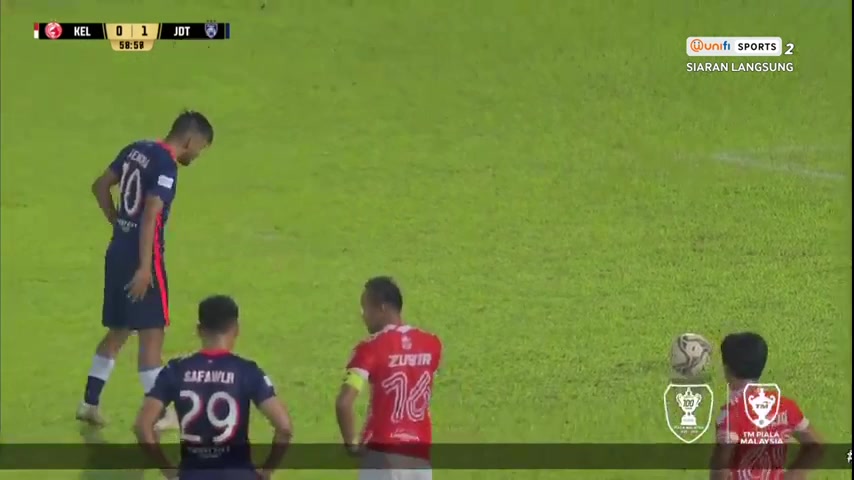 MALAC Kelantan Vs Johor Darul Takzim 60 phút Vào, ghi bàn 0:2