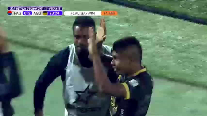 COL D1 Deportivo Pasto Vs Aguilas Doradas 70 phút Jhon Fredy Miranda RadaVào, ghi bàn 0:2