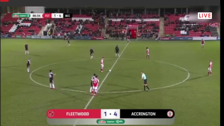 144 Fleetwood Town Vs Accrington Stanley 86 skor gol , skor 1:4