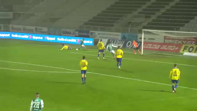 CZEC Baumit Jablonec Vs SK Slovan Varnsdorf Martin Nespor Goal in 88 min, Score 4:0