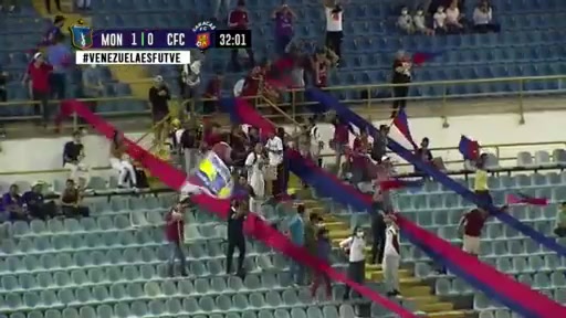 VEN D1 Monagas SC Vs Caracas FC 31 ทำประตู  ประตู, ทำคะแนน 1:0