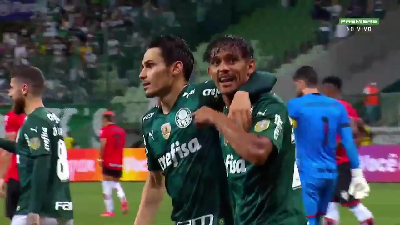 BRA D1 Palmeiras Vs Atletico Clube Goianiense 64 phút Gustavo Henrique Furtado ScarpaVào, ghi bàn 3:0