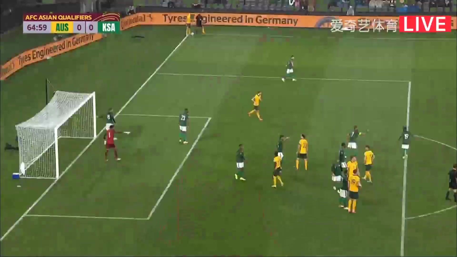 FIFA WCQL Australia Vs Saudi Arabia  Goal in 65 min, Score 1:0