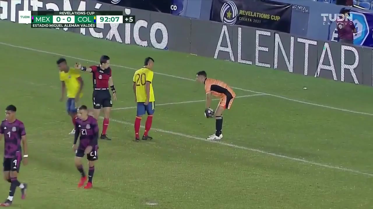 INT FRL Mexico U20 Vs Colombia U20  Goal in 92 min, Score 0:1