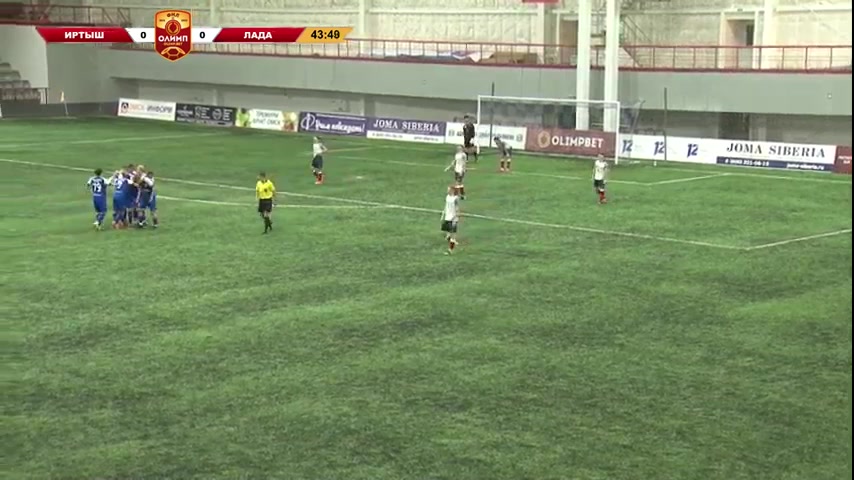 RUS D2 Irtysh 1946 Omsk Vs FC Lada Togliatti Volchkov Goal in 45 min, Score 0:1