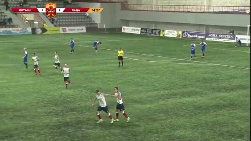 RUS D2 Irtysh 1946 Omsk Vs FC Lada Togliatti Morozov Goal in 75 min, Score 1:1