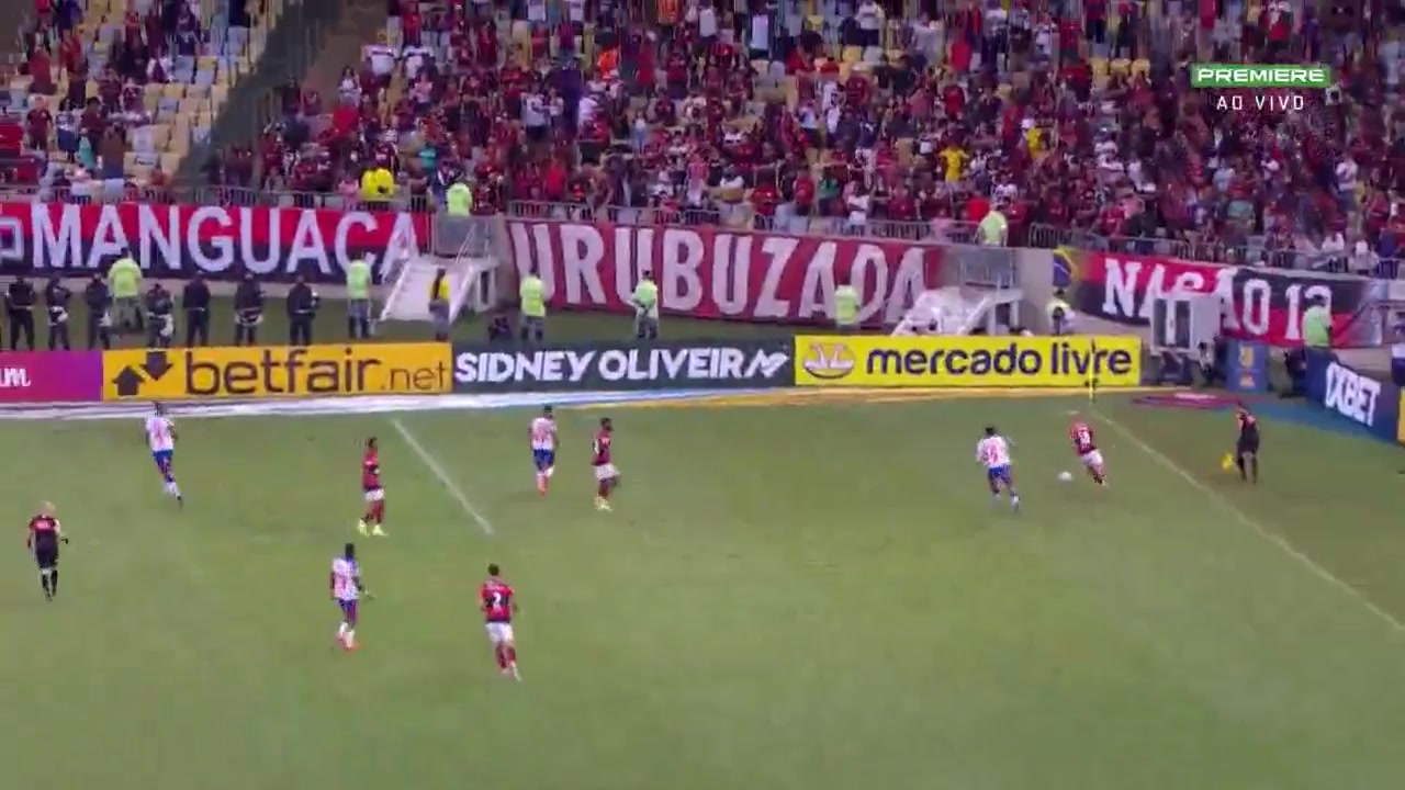 BRA D1 Flamengo Vs Bahia Andreas Hugo Hoelgebaum Pereira Goal in 88 min, Score 3:0