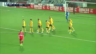 歐青U21外 直布羅陀U21 Vs 威爾斯U21 12分歐文·貝克進球,比分0:1