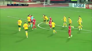 歐青U21外 直布羅陀U21 Vs 威爾斯U21 14分約瑟夫·亞當斯進球,比分0:2