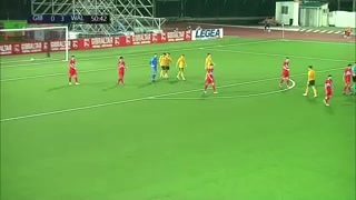 歐青U21外 直布羅陀U21 Vs 威爾斯U21 51分約瑟夫·亞當斯進球,比分0:4