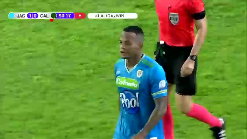 COL D1 Jaguares de Cordoba Vs Deportivo Cali 89 phút Andres Jair Renteria MoreloVào, ghi bàn 1:0