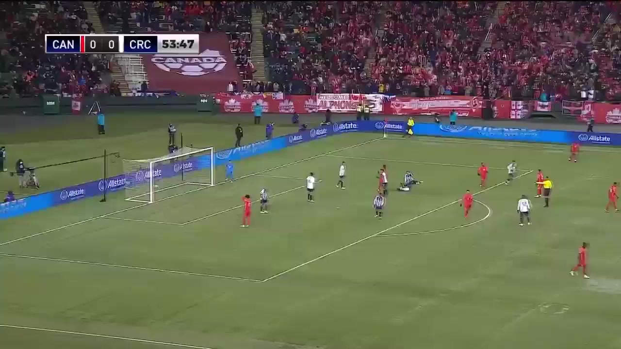 WCPCA Canada Vs Costa Rica  Goal in 55 min, Score 1:0
