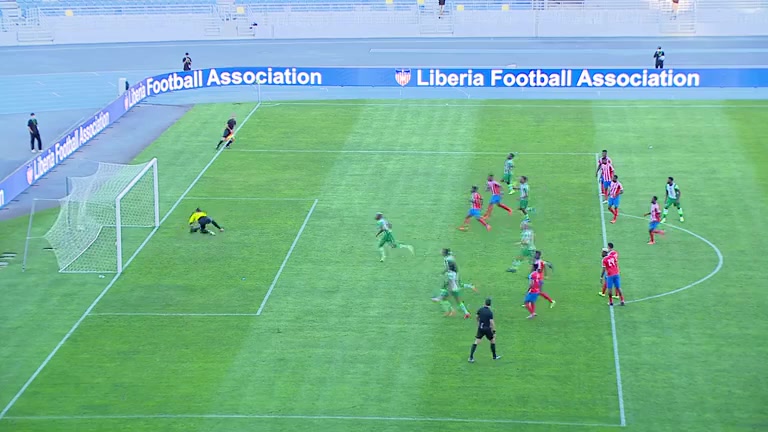 WCPAF Liberia Vs Nigeria Victor James Osimhen Goal in 15 min, Score 0:1