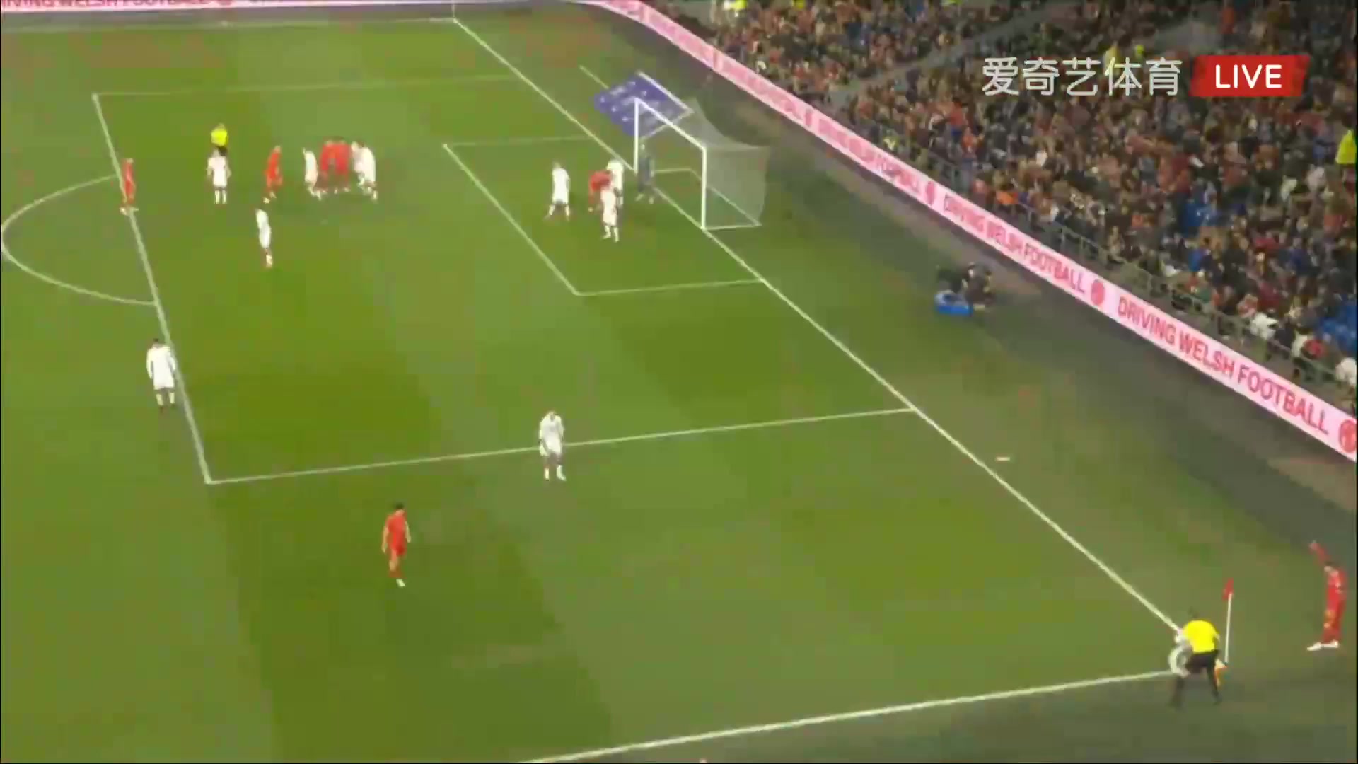 WCPEU Wales Vs Belarus Aaron Ramsey Goal in 2 min, Score 1:0