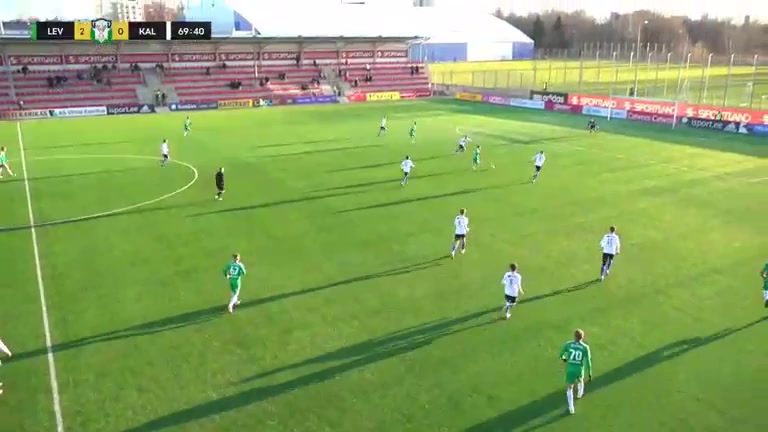 EST CUP Levadia Tallinn Vs JK Tallinna Kalev Beglarishvili Goal in 70 min, Score 3:0