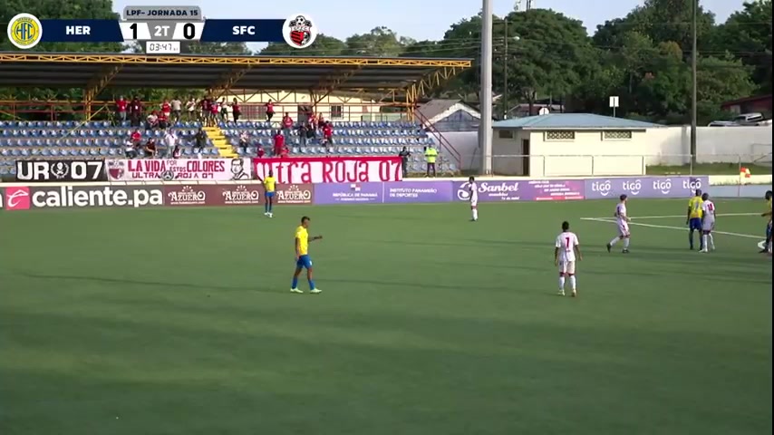 LPF Herrera FC Vs San Francisco FC  Goal in 49 min, Score 2:0