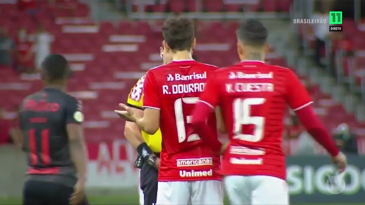 BRA D1 Internacional RS Vs Atletico Paranaense 35 phút Vào, ghi bàn 0:1