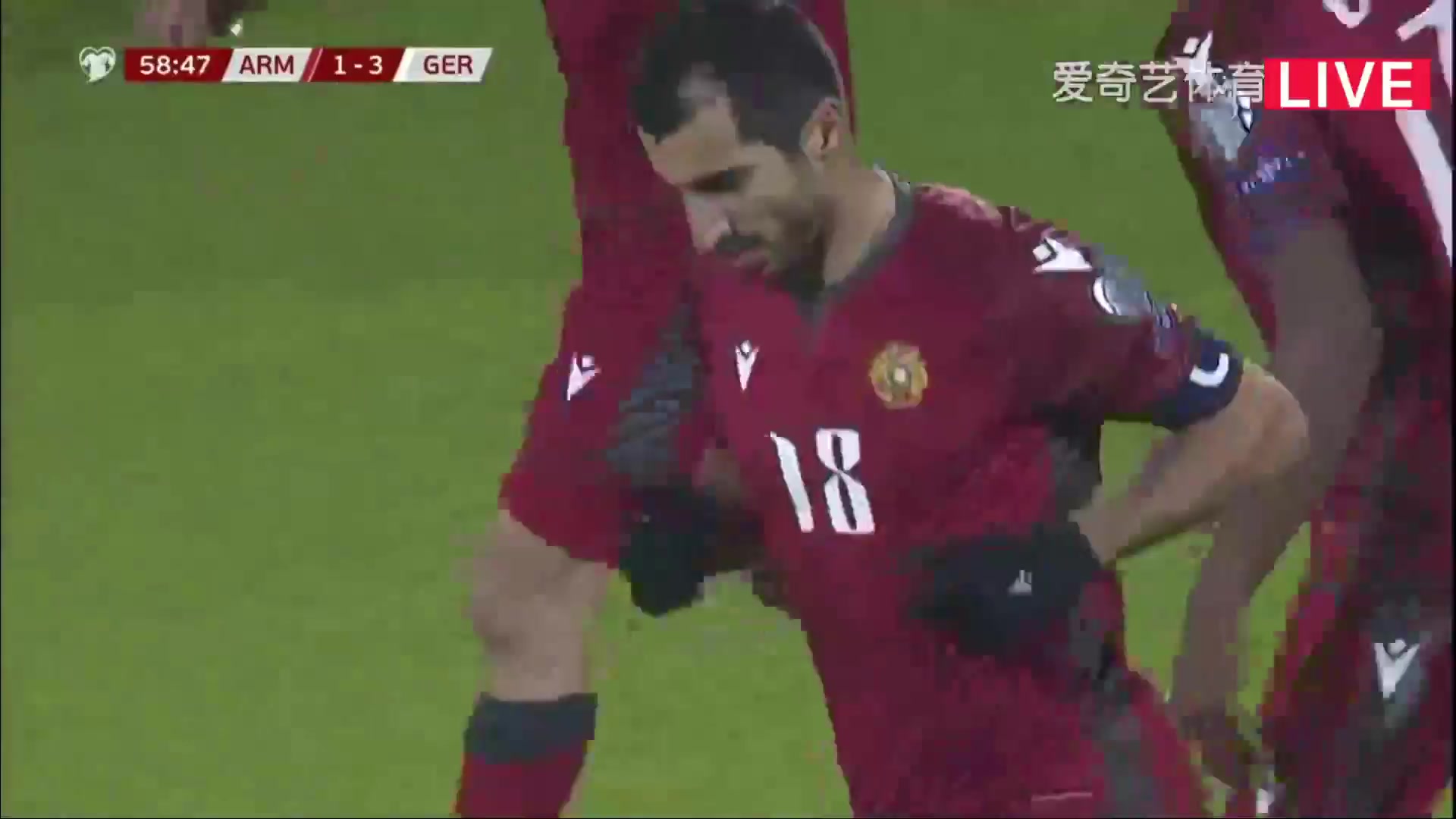 WCPEU Armenia Vs Germany Henrik Mkhitaryan Goal in 59 min, Score 1:3