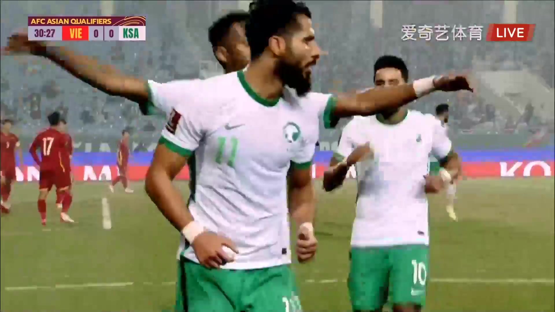 648 Vietnam Vs Saudi Arabia 29 skor gol Saleh Javier Al-Sheri, skor 0:1