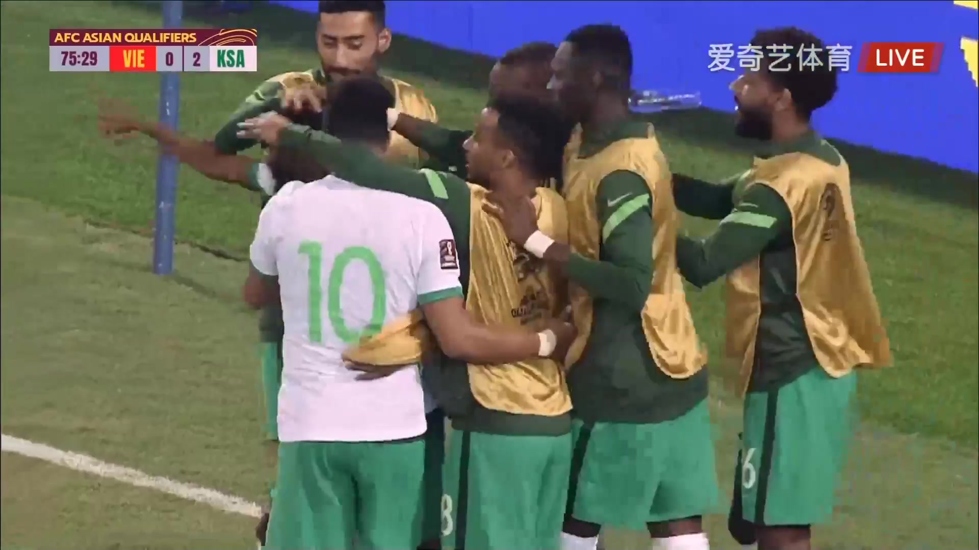 648 Vietnam Vs Saudi Arabia 76 skor gol , skor 0:2