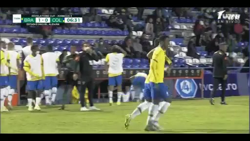 INT FRL Brazil U20 Vs Colombia U20 6 ทำประตู  ประตู, ทำคะแนน 1:0