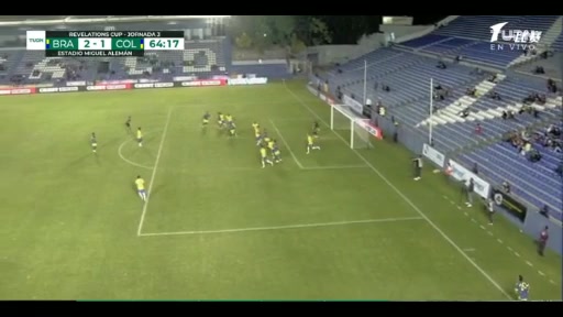 INT FRL Brazil U20 Vs Colombia U20 64 ทำประตู  ประตู, ทำคะแนน 2:2